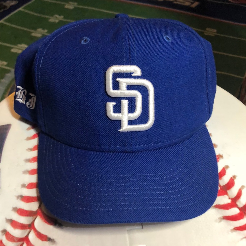 San Diego Padres MLB Custom Embroidered Fitted Hat Cap size 8